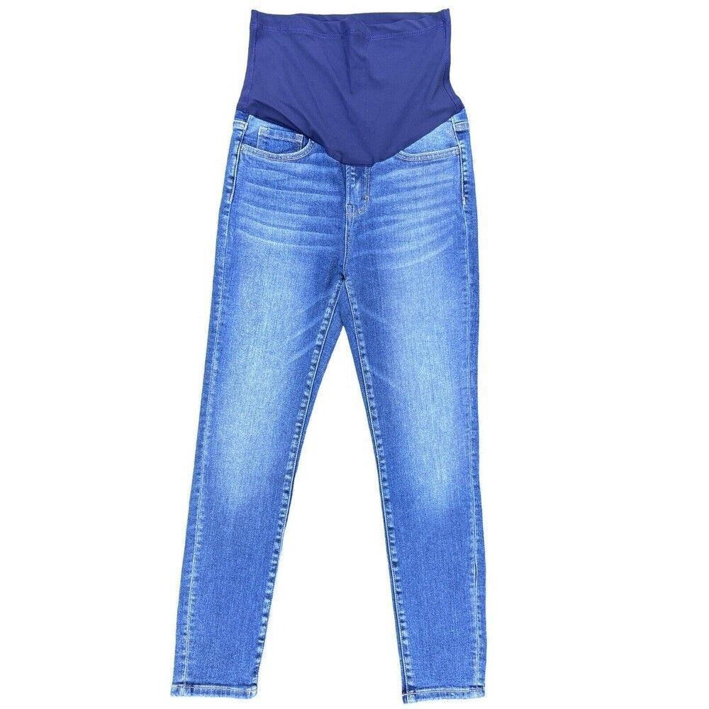 Pinkblush Medium Wash Stretch Skinny Maternity Jeans size 25 Light Blue